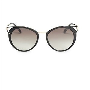 Prada women 54MM Cutout Cat Eye Sunglasses